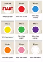 Vorschau - Spiele - Farben Colours Lesespiel I have who has differenziert - Englisch - Seite 3