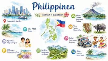 Vorschau - Arbeitsblätter - Arbeitsblätter zum Thema "Philippinen" (Lückentext, Hörverstehen) + Lösung & MP3 + Infografik - Seite 3