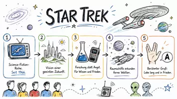 Vorschau - Arbeitsblätter - Arbeitsblätter zum Thema "Star Trek" + Lösung & MP3 + Mindmap + Infografik - Seite 1