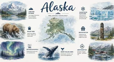 Vorschau - Arbeitsblätter - Arbeitsblatt "Alaska" + Onlineübung & MP3 + Infografik - Seite 2