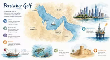 Vorschau - Arbeitsblätter - Arbeitsblätter zum Thema "Persischer Golf" + Lösung & MP3 + Infografik - Seite 3