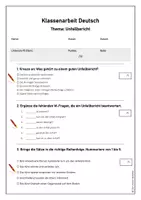Vorschau - Test - Klassenarbeit Unfallbericht inkl. Bewertungsschema - Seite 1