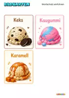 Vorschau - Spiele - Eiscreme im Sommer – Kinderlied, Spiele & Dialoge | A1 - Seite 3