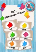 Vorschau - Bildkarten - DaZ_Wortkarten Farben - Deckblatt
