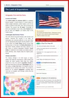 Vorschau - Arbeitsblätter - USA - vierfach differenziert inkl. Extraversion Förderbedarf - Seite 3