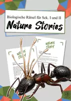 Vorschau - Quiz - Materialprobe Nature Stories: Biologische Rätselgeschichten für Sek. I & II - Deckblatt