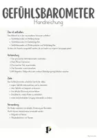 Vorschau - Bildkarten - Gefühlsbarometer für die Grundschule - Seite 2