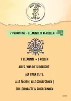 Vorschau - Merkblätter - 7 Elemente des perfekten Prompts | KI-Leitfaden für Lehrkräfte - Deckblatt
