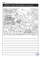 Voorbeeld - Creatieve schrijfprenten - Pagina 2