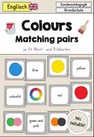 Vorschau - Spiele - Farben Colours Merkspiel Matching pairs - Englisch - Deckblatt