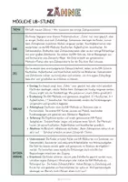Vorschau - Stundenentwürfe - Materialpaket: Zähne - Unterrichtsreihe, UB-Stunde und Material - Seite 3