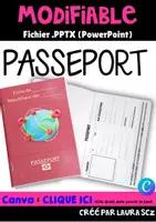 Aperçu - Autre type de ressources - PASSEPORT - Tour du monde - support pédagogique pour l'élève - Page 1