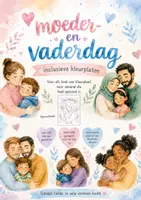 Voorbeeld - Moeder- en Vaderdag Kleurplatenbundel | Inclusieve kleurplaten voor diverse gezinssituaties - Voorblad