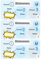 Vorschau - Aufgabenkarten - Buchstabeneinführung I - Buchstabe I - Blitzlesen I - Seite 3