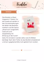 Vorschau - Arbeitsblätter - Krabbe/Krebs Transparentpapier Kunstprojekt - Booklet & Tafelmaterial - Seite 3