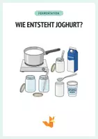 Vorschau - Arbeitsblätter - Wie entsteht Joghurt? - Fermentation - Protokoll + Arbeitsblätter - Deckblatt
