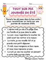 Aperçu - Feuilles d'exercices - Activités d’été Niveau CE2 – CM2 - Page 3