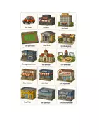 Aperçu - Cartes / Images - Créer sa propre ville en allemand (Découper + coller) - Page 1