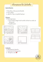 Vorschau - Mal- und Bastelvorlagen - Sommerferien Grundschule - Kunst Sommer Klasse 1, Kunst Sommer Klasse 2, Kunst Sommer Klasse 3 - Ferienblick basteln - Seite 2