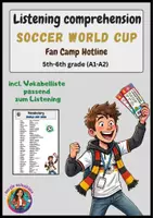 Vorschau - Arbeitsblätter - Listening - Soccer World Cup incl. mp3 (5th + 6th grade) - Deckblatt