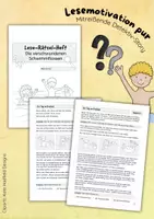 Vorschau - Stundenentwürfe - Differenziertes Lese-Rätsel-Heft zur Leseförderung: Die verschwundenen Schwimmflossen - Deutsch Klasse 2/3/4 – Lesen und verstehen/ sinnentnehmendes Lesen/ Leseverständnis - Seite 1