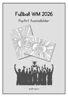 Vorschau - Arbeitsblätter - WM 2026 - Ausmalbilder im Pop Art Stil - Deckblatt