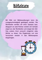 Vorschau - Fördermaterial/Inklusion - Buchstabeneinführung T - Buchstabe T - Blitzlesen T - Seite 1