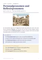 Vorschau - Arbeitsblätter - Personalpronomen Latein Klasse 7 Arbeitsheft - Seite 1