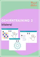 Vorschau - Arbeitsblätter - Bilaterales Gehirntraining & Feinmotorik Teil 2 - Deckblatt