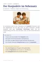 Vorschau - Arbeitsblätter - Konjunktiv im Nebensatz – ut und cum Latein Klasse 9 - Seite 1