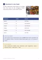 Vorschau - Arbeitsblätter - Italienisch Klasse 6 - Stadt und Wegbeschreibung - Seite 2