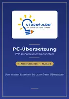 Vorschau - Arbeitsblätter - PPP als Participium Coniunctum – Komplettpaket - Deckblatt