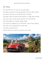 Vorschau - Arbeitsblätter - Leseverständnis - 10 lustige Geschichten mit Bildern und Multiple-Choice, Kl. 4-7 - Seite 1