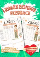 Vorschau - Anderer Materialtyp - Zeugnis für Lehrer - Deckblatt