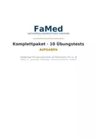 Vorschau - Prüfungsvorbereitung - FaMed Komplettpaket – 10 Übungstests mit Musterlösungen - Seite 1