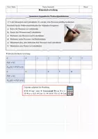 Vorschau - Arbeitsblätter - Binomialverteilung kumuliert - Deckblatt