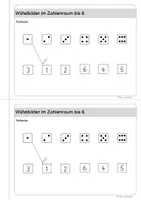 Vorschau - Arbeitsblätter - Übungsheft: Mengen erfassen (ZR 6) I Würfelbilder, Strichlisten, Zahl I Kl. 1 Anfangsunterricht - Seite 2
