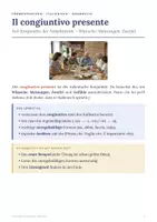 Vorschau - Arbeitsblätter - Congiuntivo presente Italienisch Klasse 10 - Deckblatt
