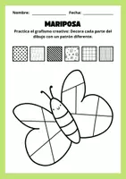 Vista previa - Hojas de trabajo - FICHAS GRAFISMO CREATIVO - PRIMAVERA - página 1