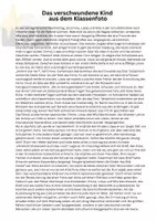 Vorschau - Arbeitsblätter - Lesen & Verstehen - Das verschwundene Kind aus dem Klassenfoto - Seite 1