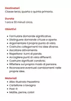 anteprima - Altro tipo di materiale - Chi sono io? progettazione di un Dialogo filosofico a partire dall'albo Pezzettino. - Pagina 1