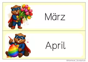 Vorschau - Bildkarten - Biberklasse Kalender Klassentier Biber - Seite 3