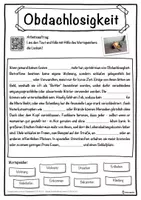 Vorschau - Unterrichtsreihen - Obdachlosigkeit Lückentext mit Wortspeicher Hörverstehen und Suchsel - Seite 1