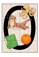 Vorschau - Stationenlernen - Buchstabeneinführung Oo - Buchstabenpuzzle - Seite 3