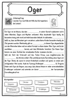 Vorschau - Unterrichtsreihen - Oger Lückentext mit Wortspeicher Hörverstehen und Suchsel - Seite 1