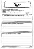 Vorschau - Unterrichtsreihen - Oger Lückentext mit Wortspeicher Hörverstehen und Suchsel - Seite 3