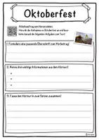 Vorschau - Unterrichtsreihen - Oktoberfest Lückentext mit Wortspeicher Hörverstehen und Suchsel - Seite 3