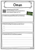 Vorschau - Unterrichtsreihen - Oman Lückentext mit Wortspeicher Hörverstehen und Suchsel - Seite 3