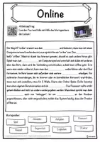 Vorschau - Unterrichtsreihen - Online Lückentext mit Wortspeicher Hörverstehen und Suchsel - Seite 1