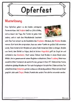 Vorschau - Unterrichtsreihen - Opferfest Lückentext mit Wortspeicher Hörverstehen und Suchsel - Seite 2